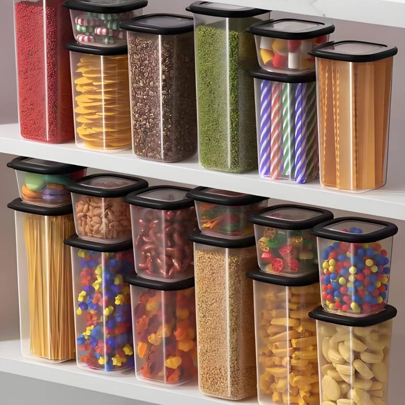 Juego de 6 Recipientes Herméti - Food Storage Organization reseña y precio