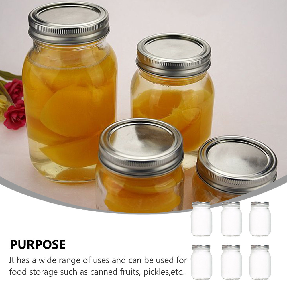 Juego de 6 Frascos de Vidrio T - Food Storage Kitchen reseña y precio