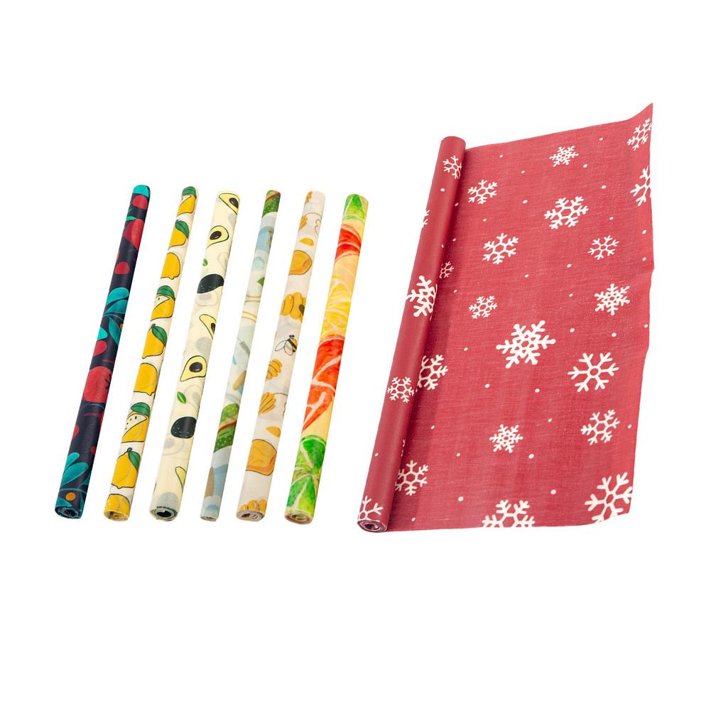 Rollos de paquete de sellado d - Beeswax Food Wrap reseña y precio