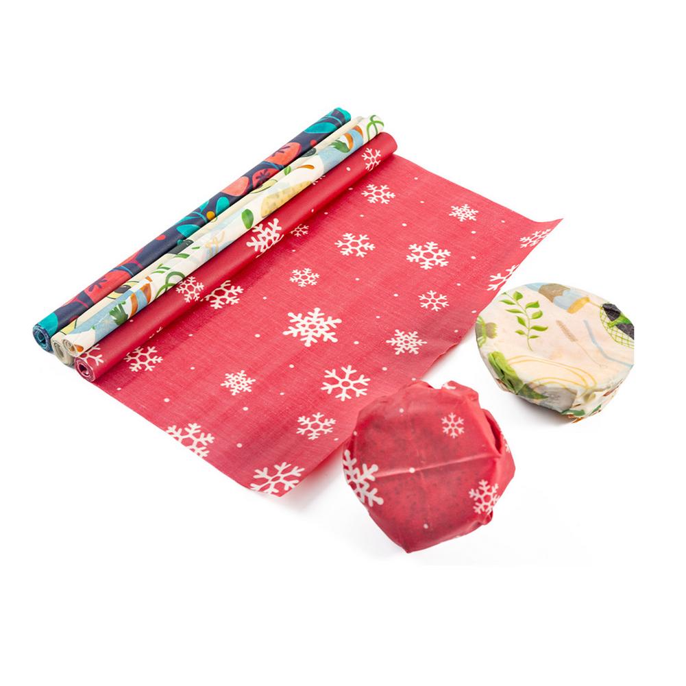 Rollos de paquete de sellado d - Beeswax Food Wrap reseña y precio