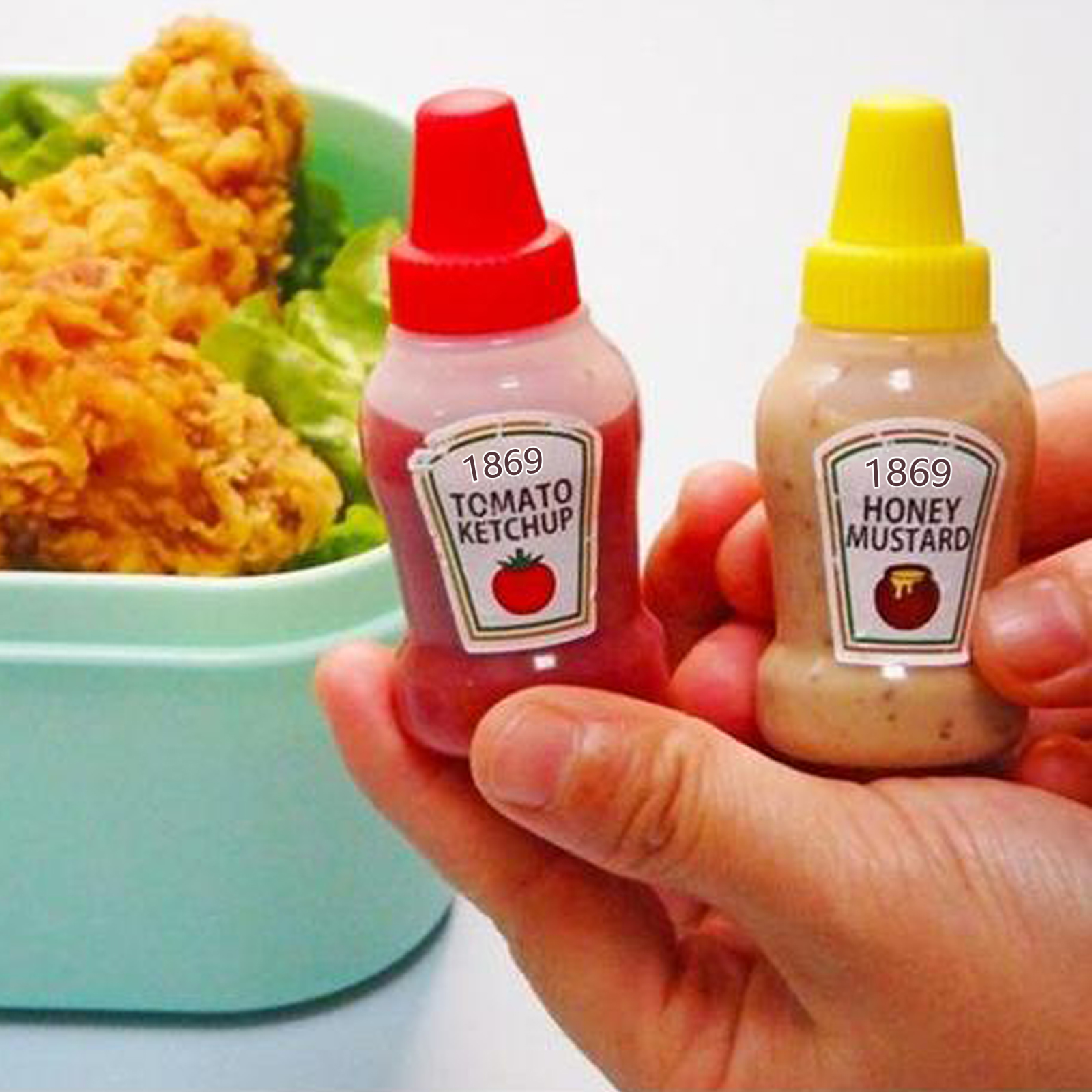 2 unids/set 25ML Mini botella  - Food Storage Utensils reseña y precio