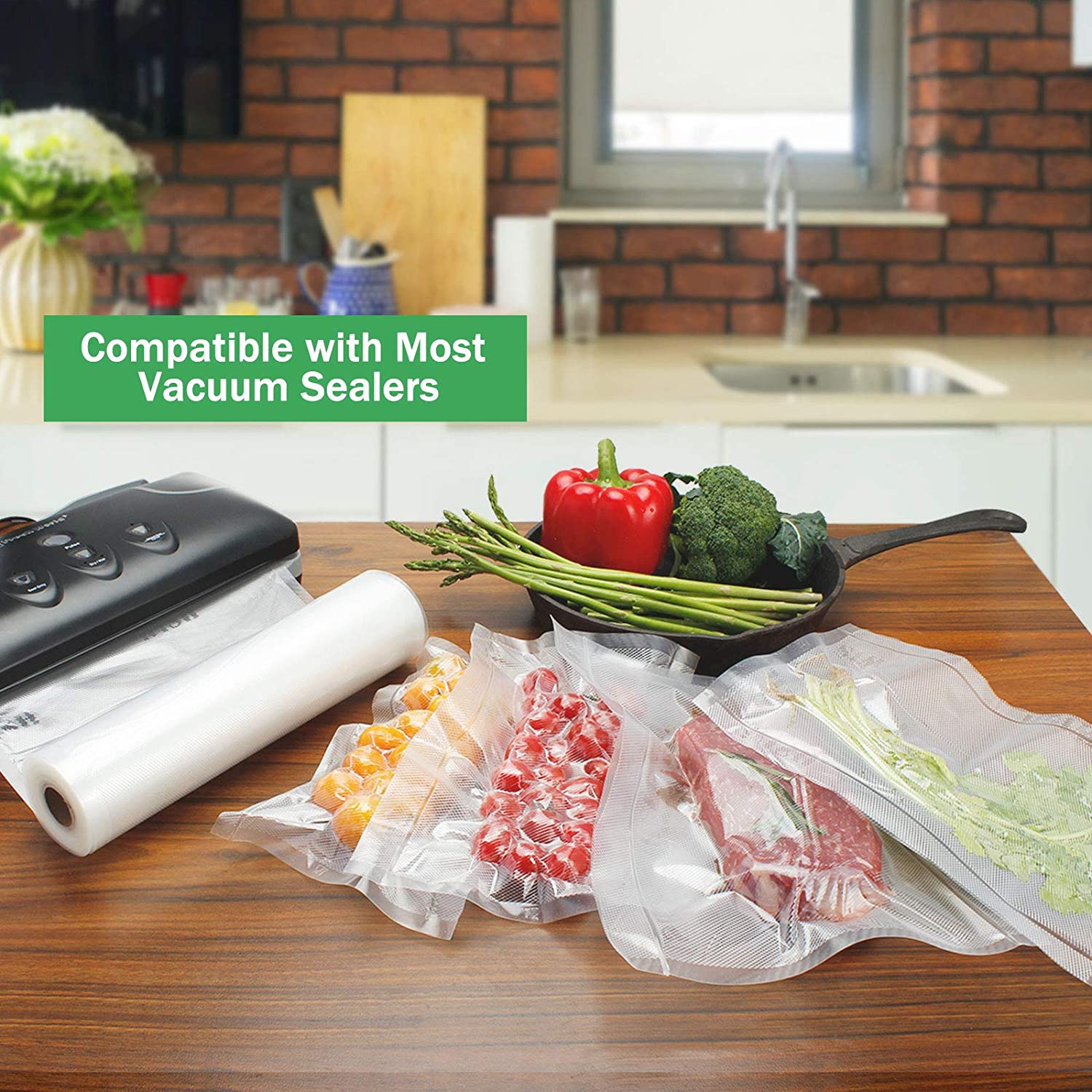 Bolsas de vacío para alimentos - Food Storage Bag reseña y precio
