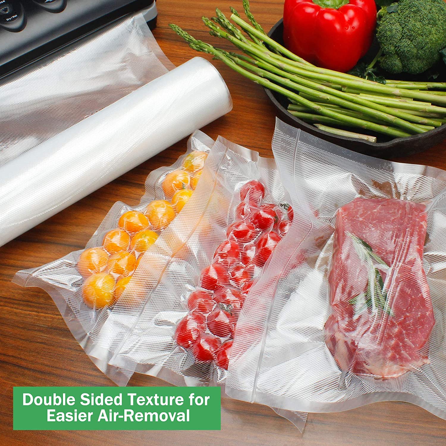 Bolsas de vacío para alimentos - Food Storage Bag reseña y precio