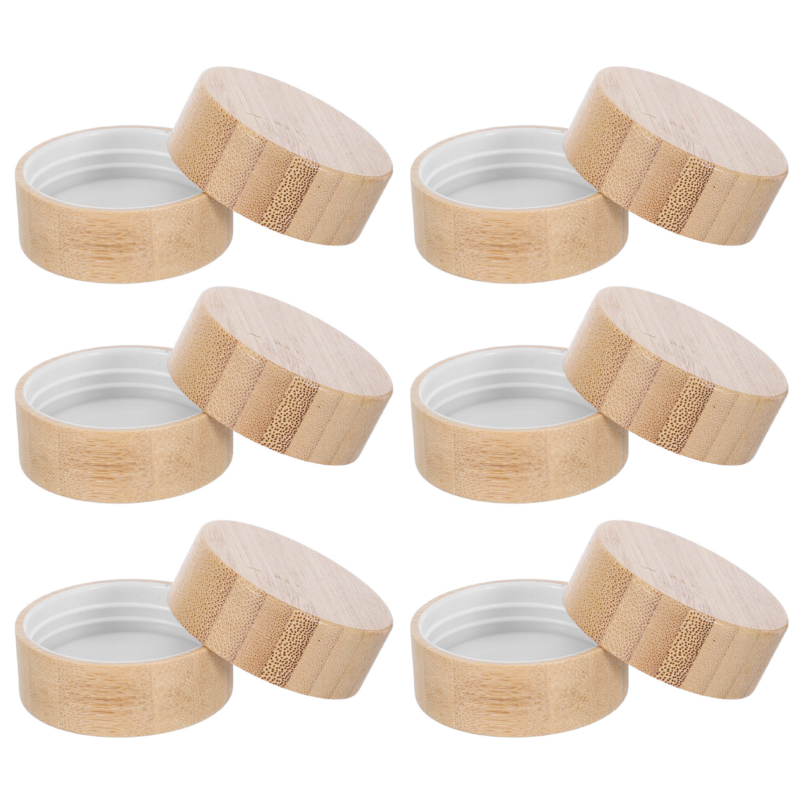 12 tapas de bambú natural reut - Food Storage Pantry reseña y precio