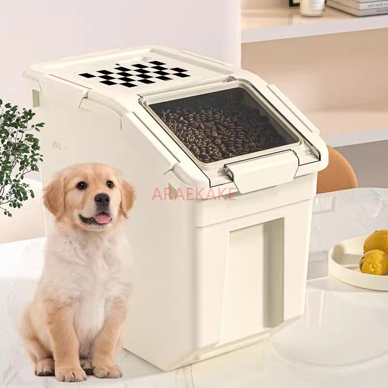 Cubo de almacenamiento de alim - Food Storage Dog reseña y precio