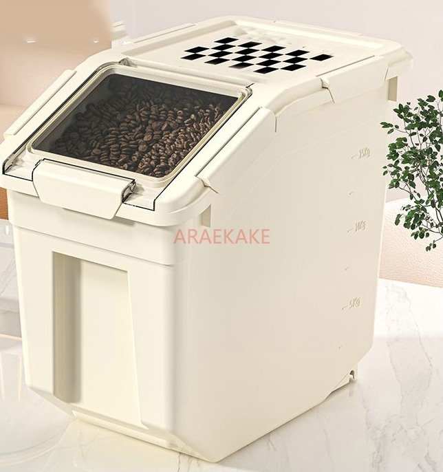 Cubo de almacenamiento de alim - Food Storage Dog reseña y precio