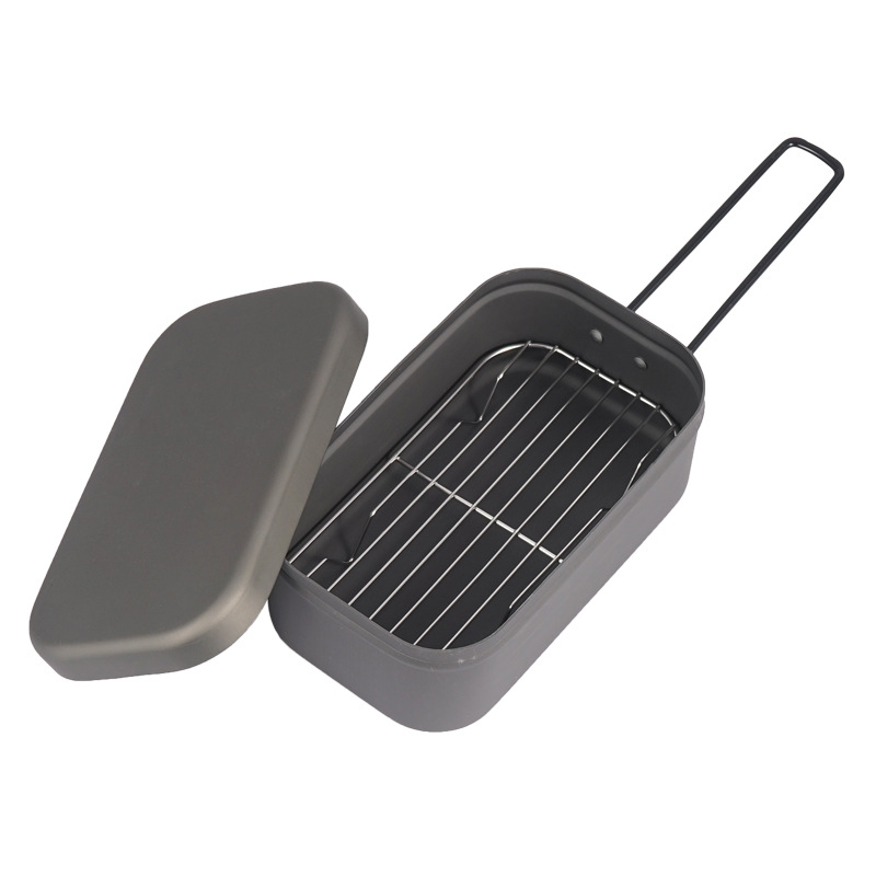 Fiambrera para acampar, estant - Food Storage Aluminum Containers reseña y precio