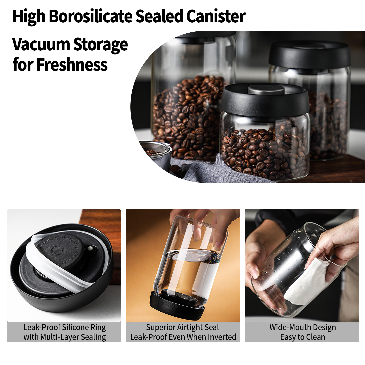Recipiente para café al vacío  - Food Storage Order reseña y precio