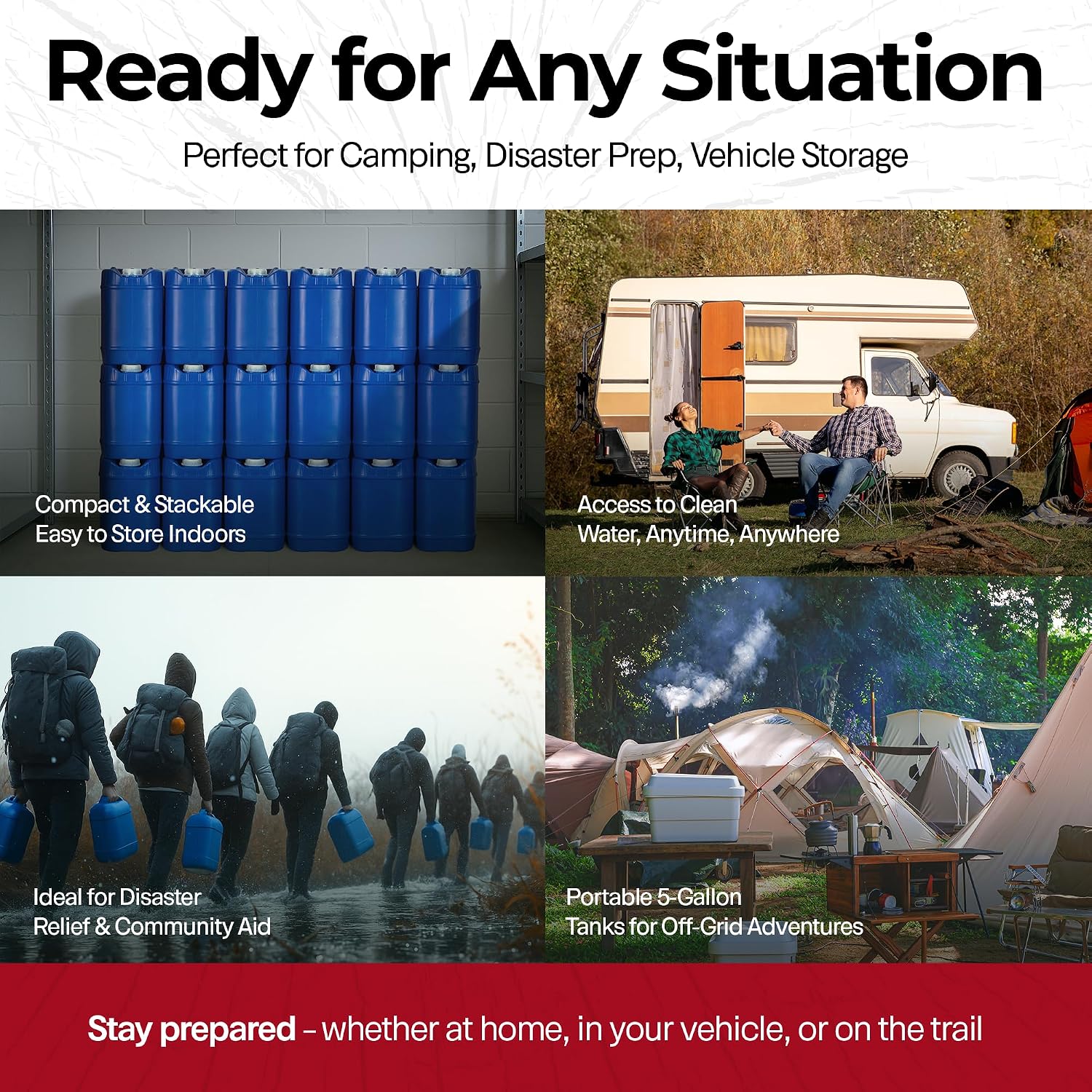Contenedores apilables para al - Food Storage Camping reseña y precio