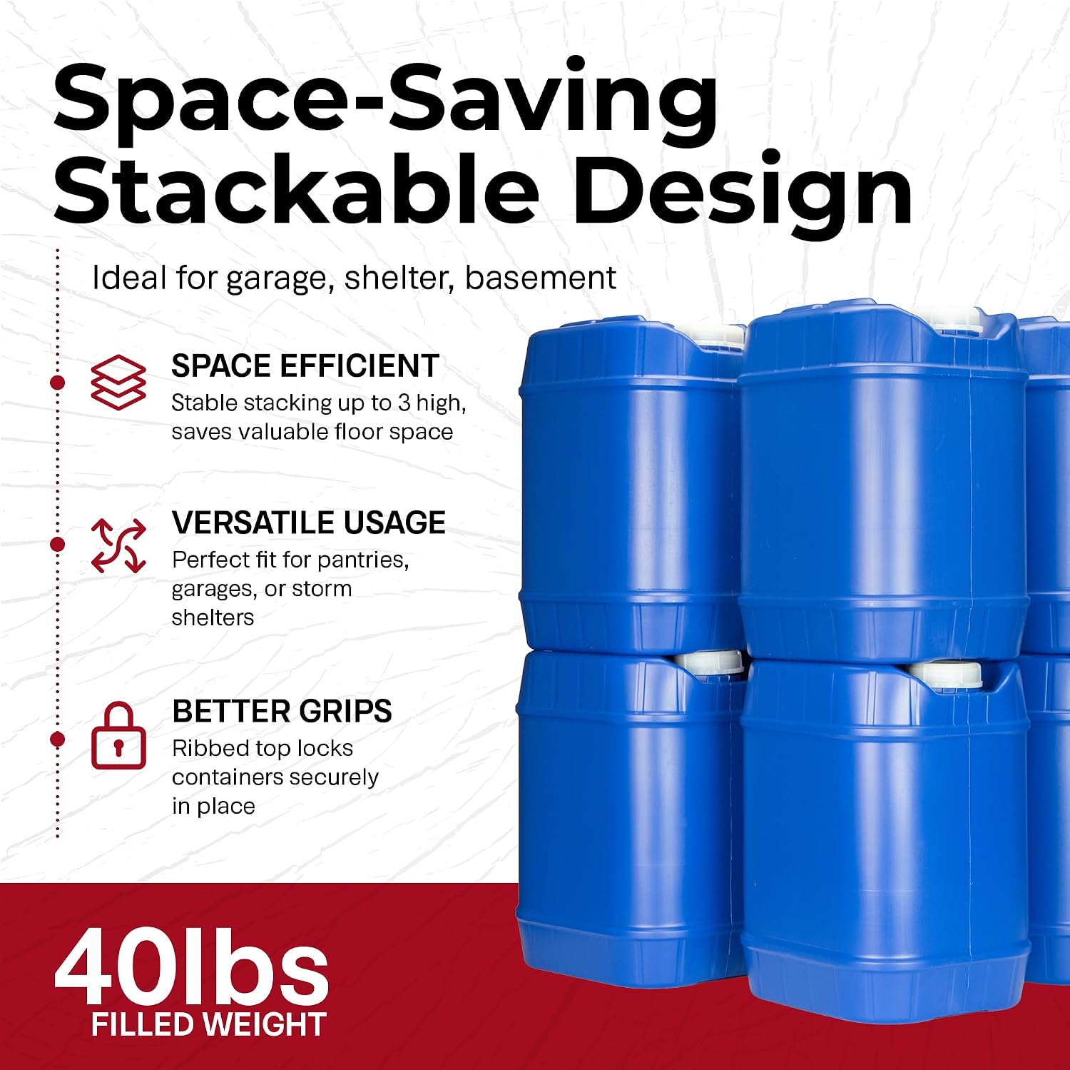 Contenedores apilables para al - Food Storage Camping reseña y precio