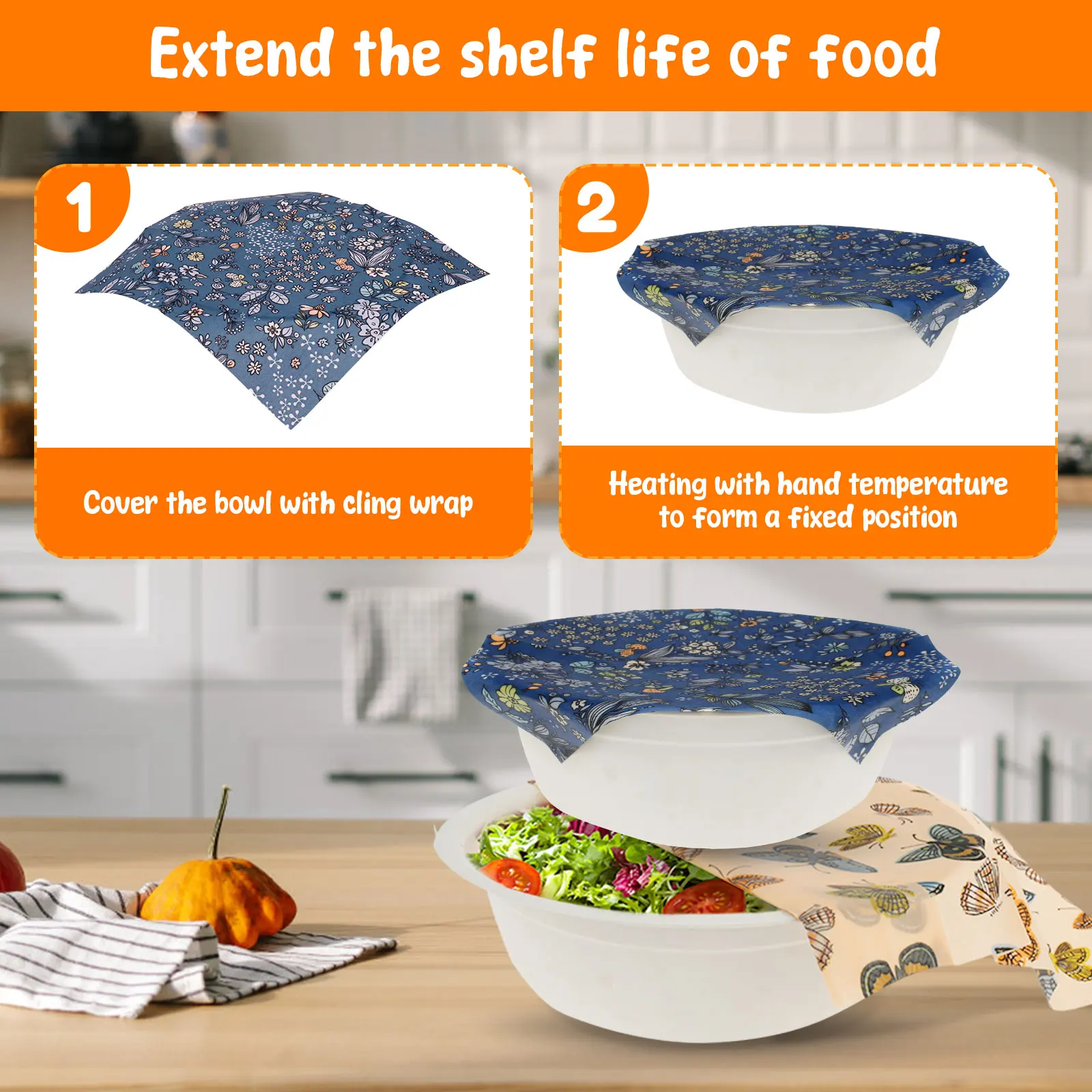 Juego de 11 Envoltorios de Ali - Beeswax Food Wrap reseña y precio
