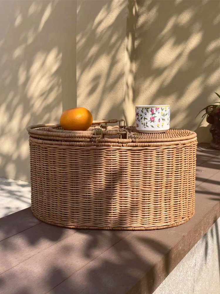 Cesta de mimbre FenEr para cam - Food Storage Brands reseña y precio
