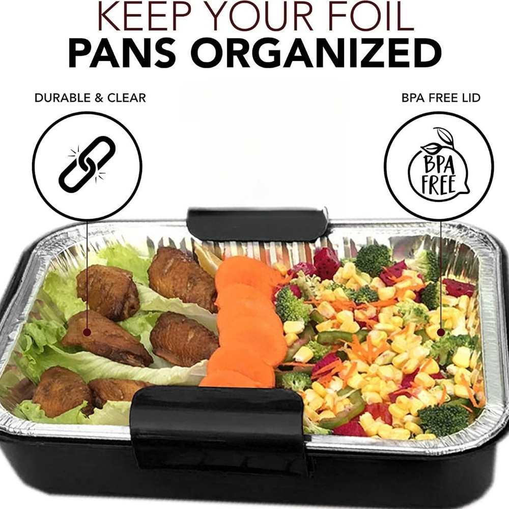 Recipientes de Aluminio con Ta - Food Storage Aluminum Containers reseña y precio