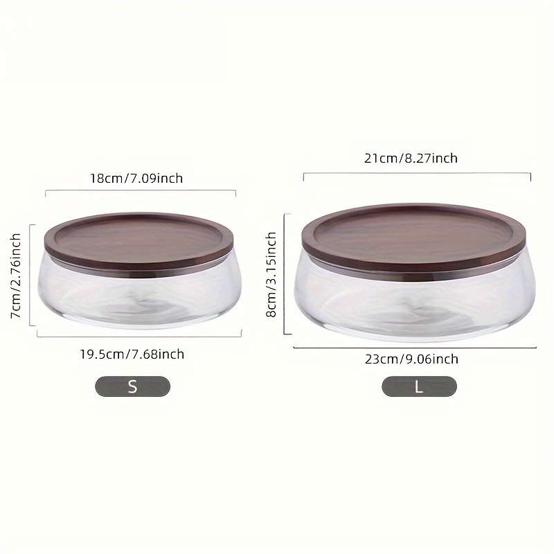 Juego de 2 Recipientes de Vidr - Food Storage Glass Set reseña y precio