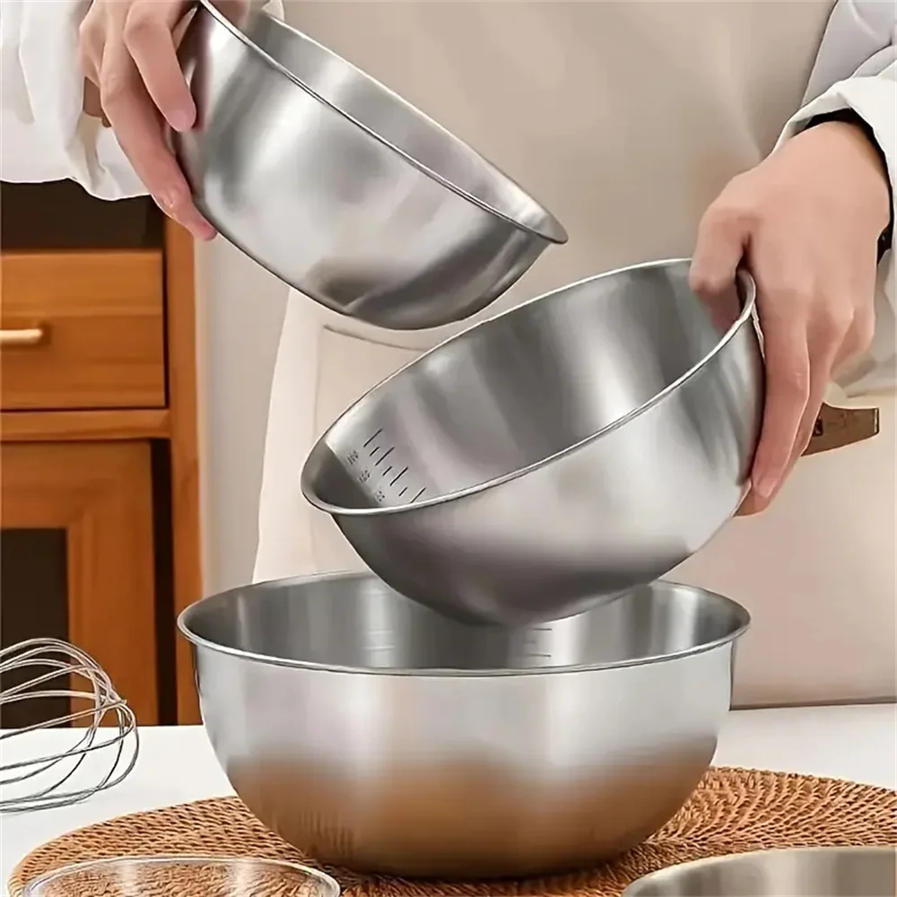 Juego de 3 Tazones de Acero In - Food Storage Utensils reseña y precio