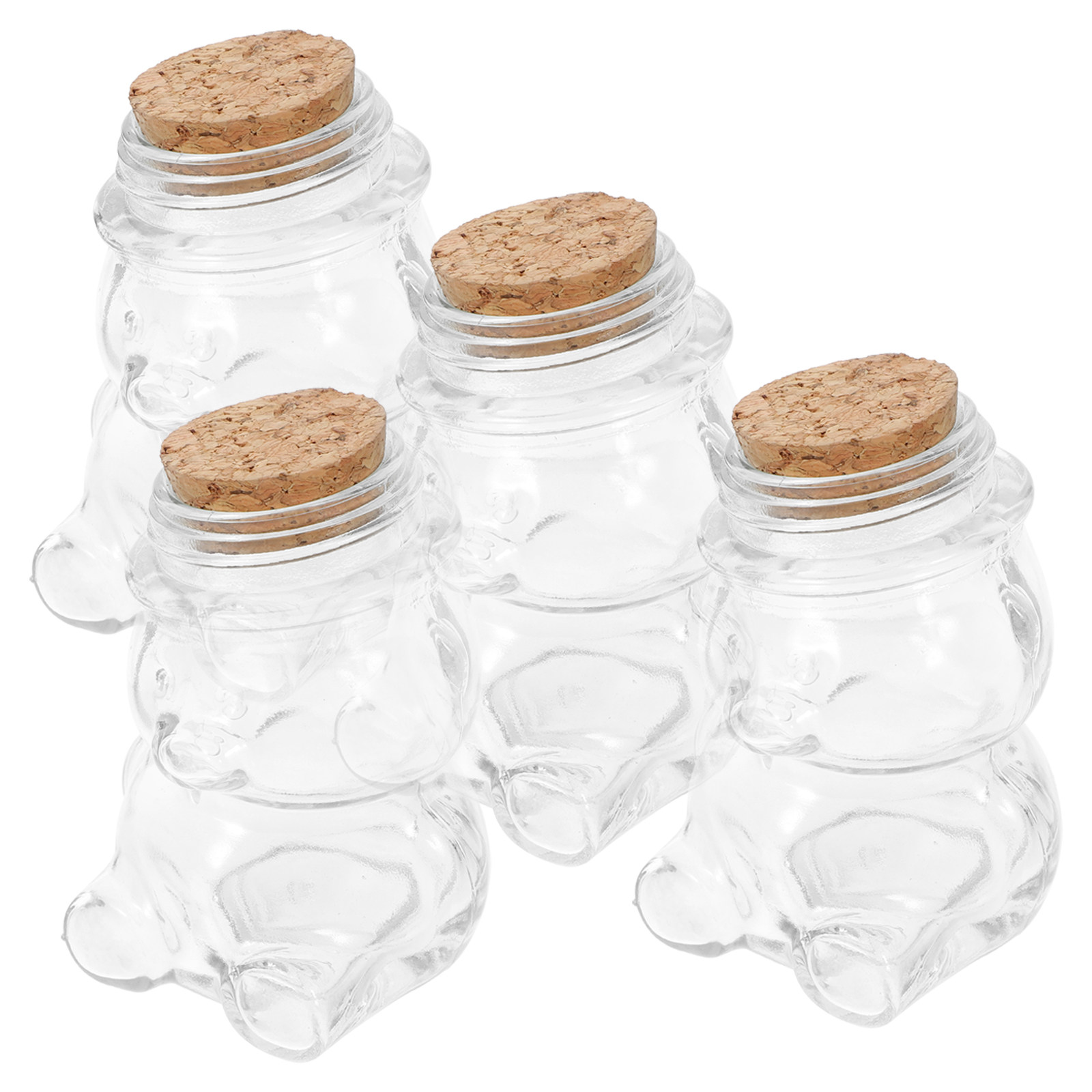 Juego de 4 tarros de cristal t - Food Storage Glass Set reseña y precio