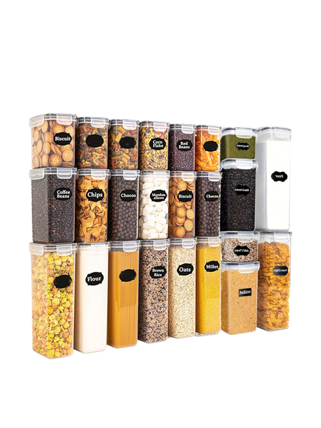 12 recipientes herméticos para - Food Storage Order reseña y precio