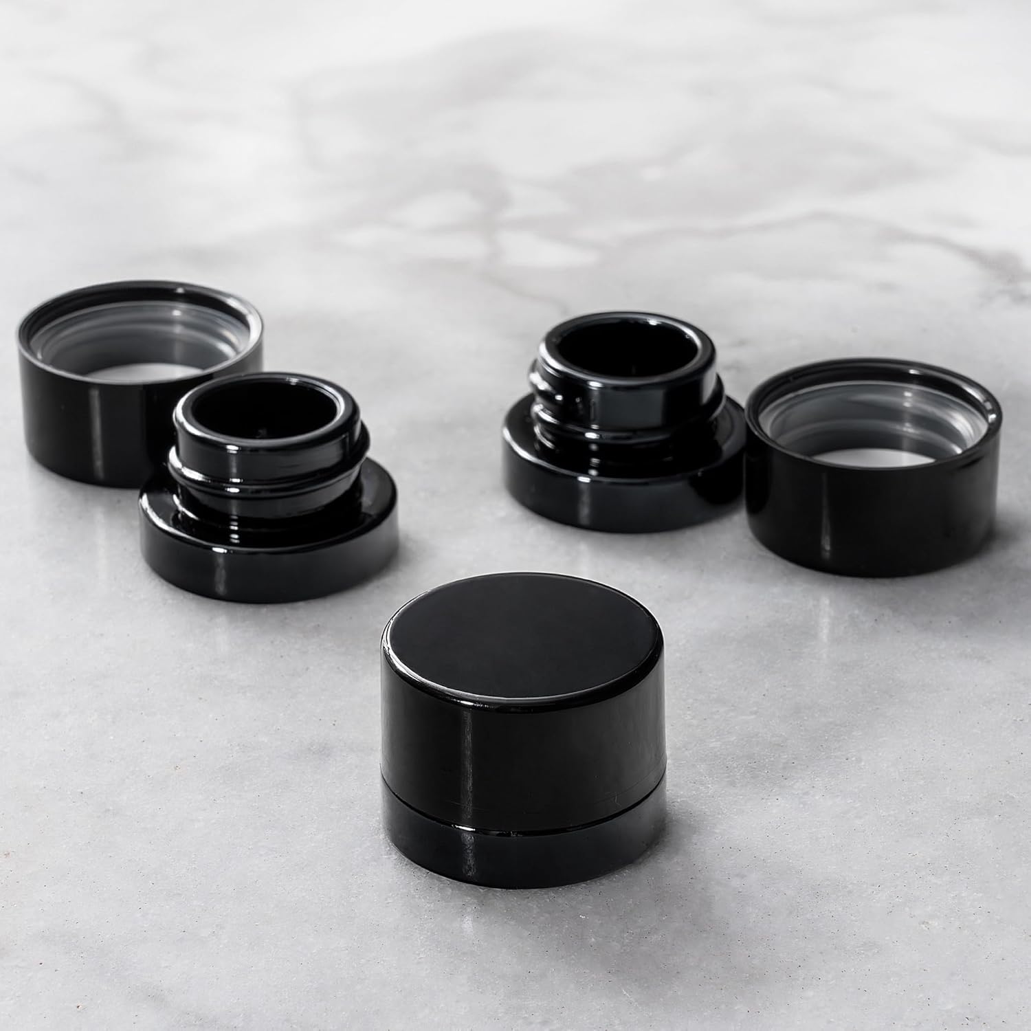 Frascos de vidrio negro de 5 m - Food Storage Glass Set reseña y precio