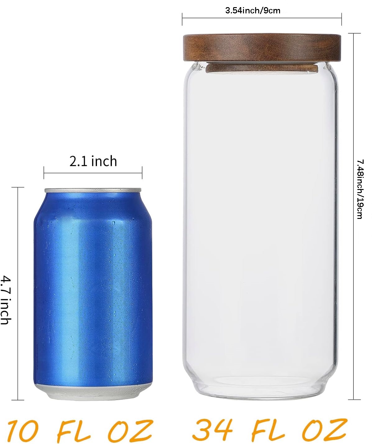 Paquete de 4 Frascos de Vidrio - Food Storage Glass Set reseña y precio
