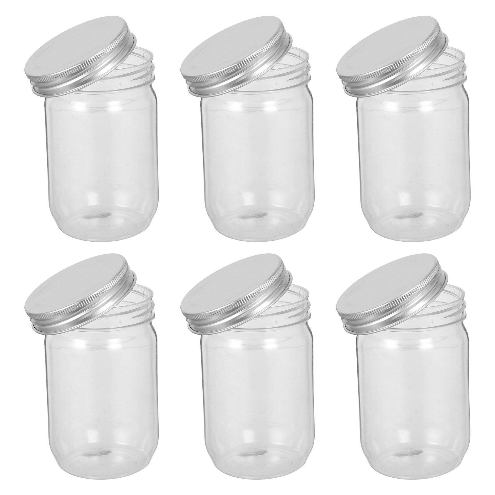 6 Frascos de Plástico Transpar - Food Storage Kitchen reseña y precio