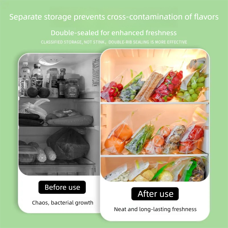 Bolsa sellada con doble cremal - Food Storage Reusable Bags reseña y precio