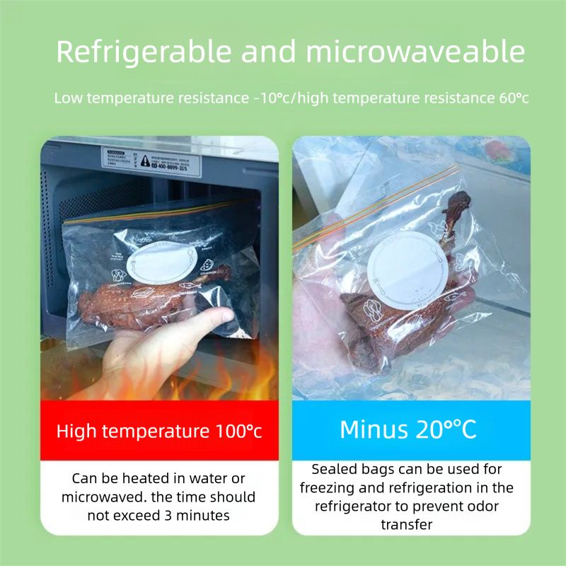 Bolsa sellada con doble cremal - Food Storage Reusable Bags reseña y precio