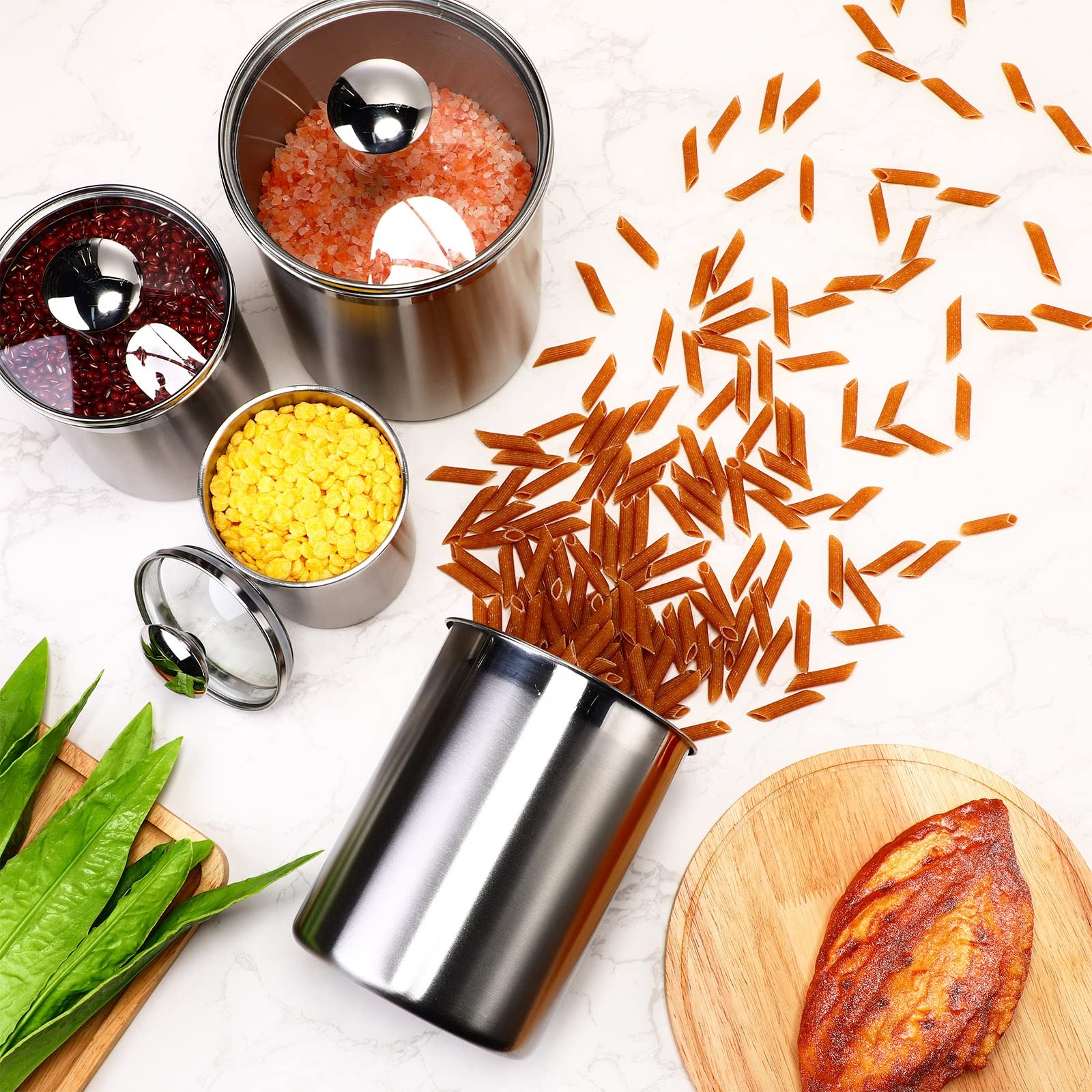 Contenedores de almacenamiento - Food Storage Glass Set reseña y precio
