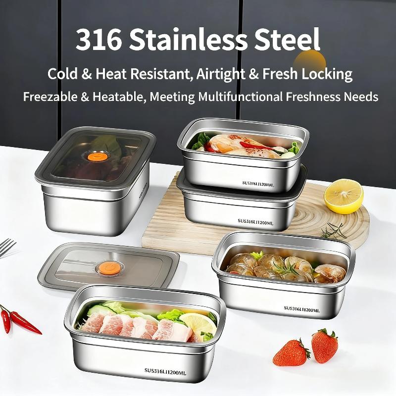 Lonchera Hermética de Acero In - Food Storage Camping reseña y precio