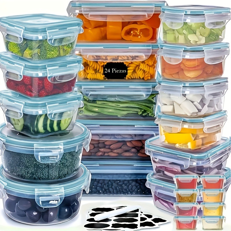 Juego de 48 Recipientes para A - Food Storage Utensils reseña y precio