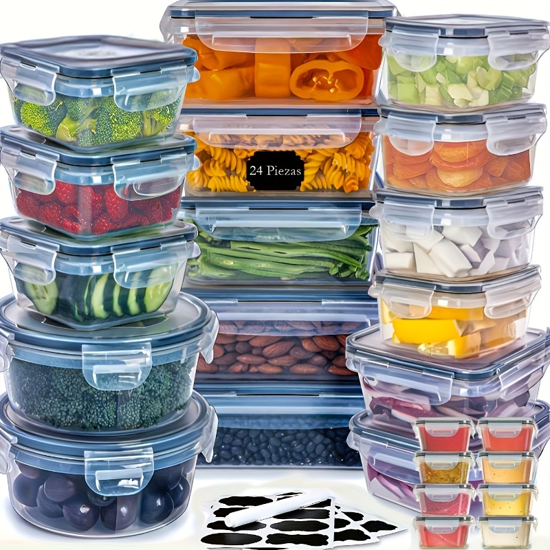 Juego de 48 Recipientes para A - Food Storage Utensils reseña y precio