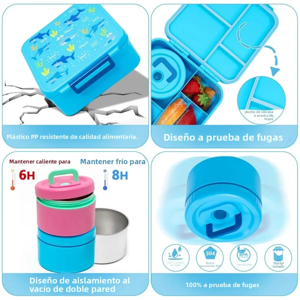 Fiambrera Bento para niños de  - Food Storage Containers Tupperware reseña y precio