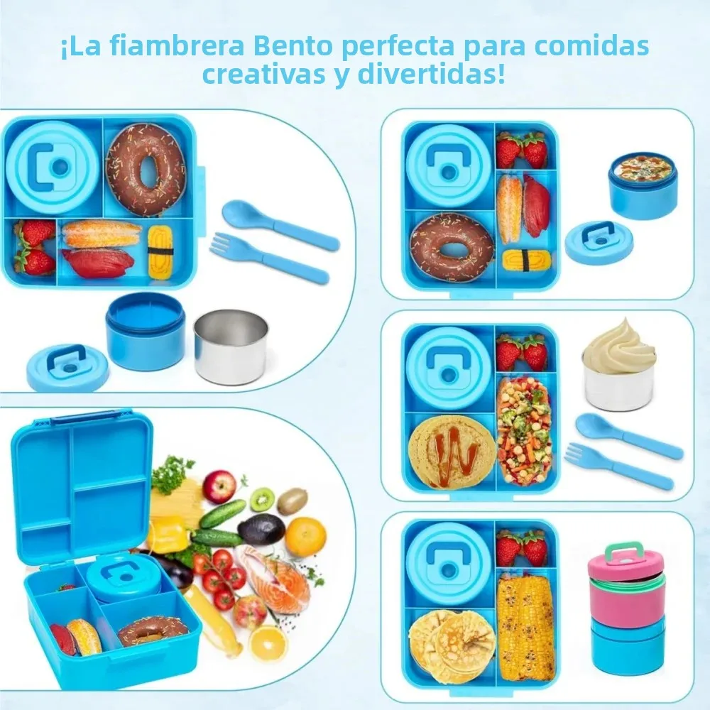 Fiambrera Bento para niños de  - Food Storage Containers Tupperware reseña y precio