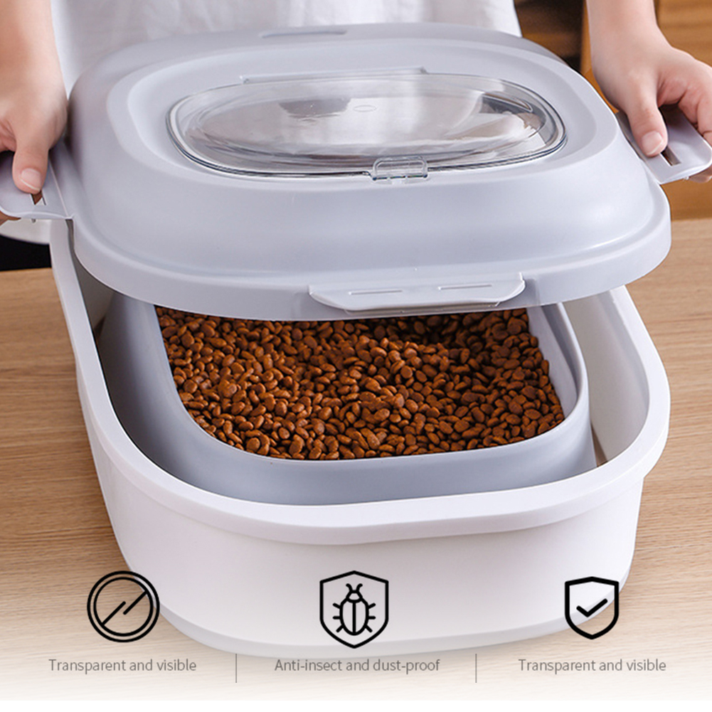 Caja de comida seca plegable p - Food Storage Dog reseña y precio